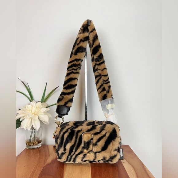 NWT Marc Jacobs The Snapshot Camera Bag - Natural/Black H161M01RE21 - Picture 4 of 11